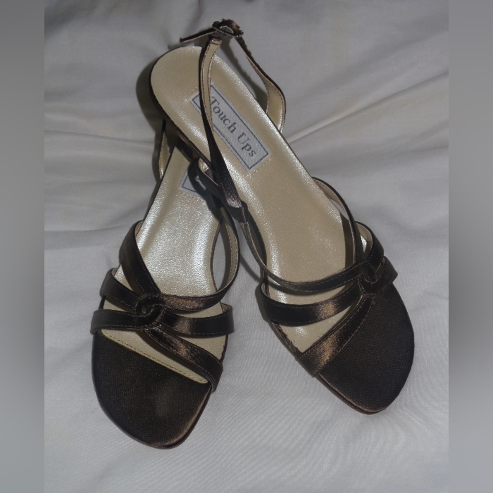Touch Ups Open Toed Strap Heels